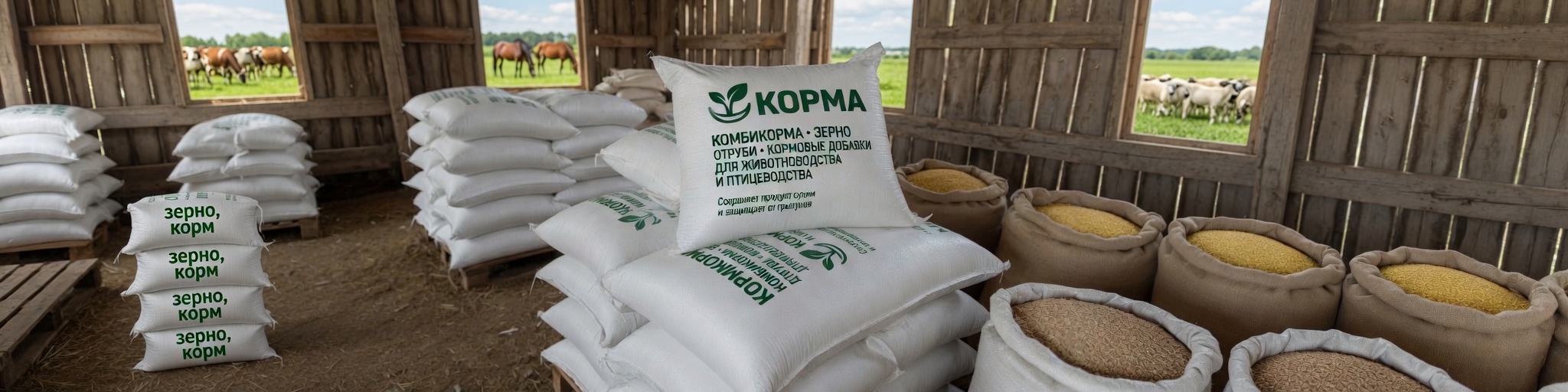 Мешки полипропиленовые для кормов