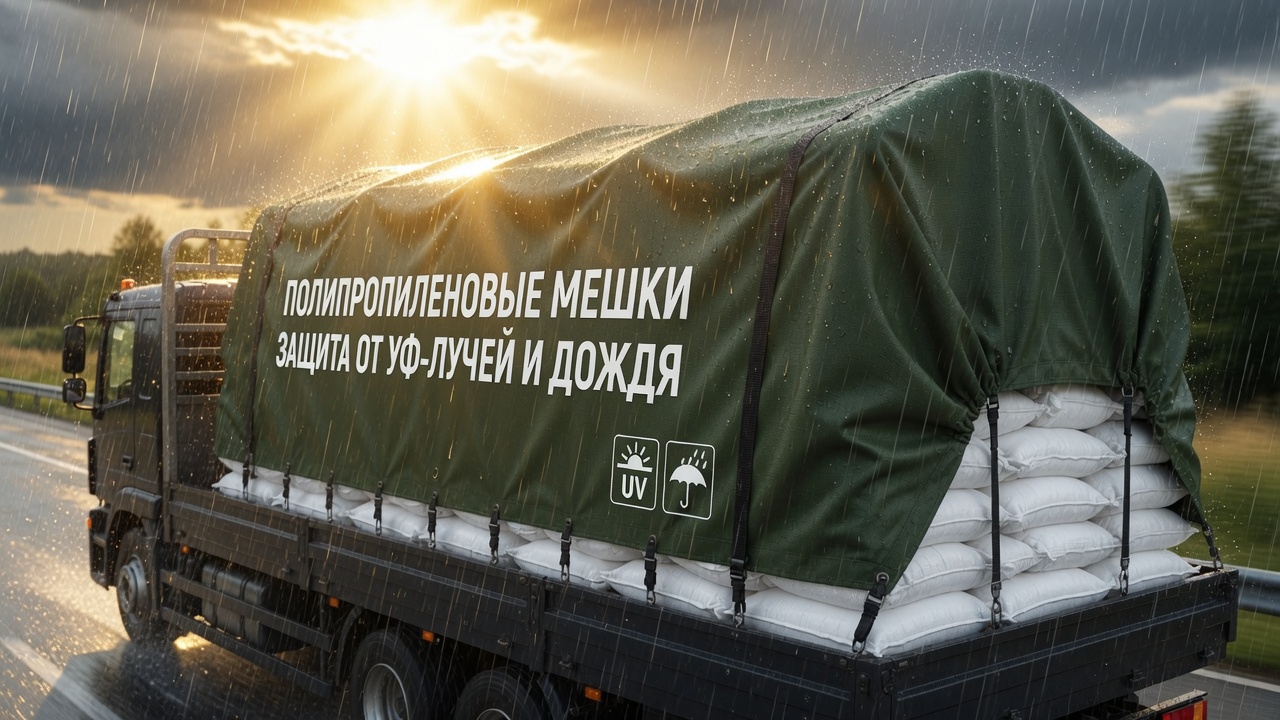 Правильная перевозка полипропиленовых мешков с защитой от УФ и дождя
