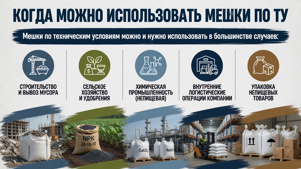 Сравнение мешков по ГОСТ и ТУ
