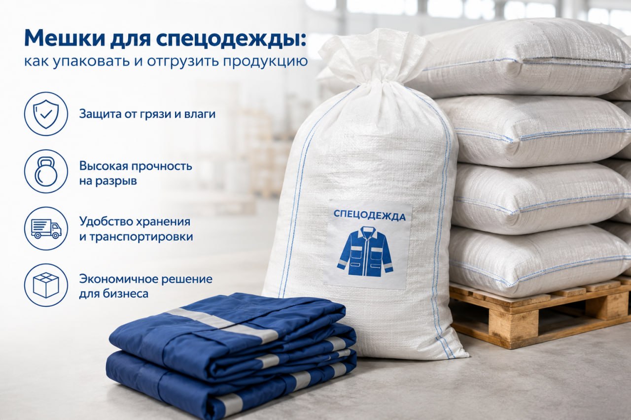 Мешки для спецодежды: как правильно упаковать и отгрузить продукцию