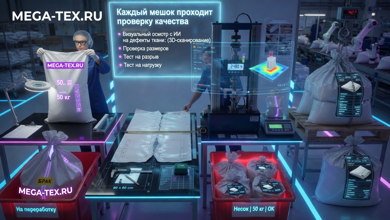 Контроль качества полипропиленовых мешков