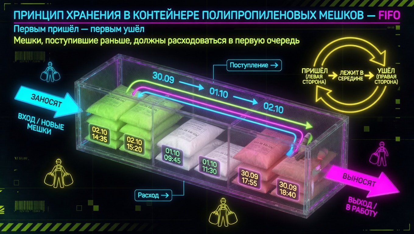 Срок годности полипропиленовых мешков
